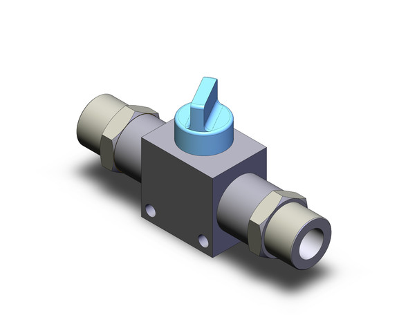 <h2>VHK*, Finger Valve</h2><p><h3>Finger valve series VHK has a large effective area of 2.0 to 17.5mm . This series begins with a minimum tube O.D of  4. The valve direction clearly indicates whether the valve is open or closed (shut to open is counter- clockwise). Classification of knob by color difference facilitates distinction between 2 port valves (gray) and 3 port valves (blue). The optional flame resistant model s knob, whether using the 2 or 3 port valve, is red.<br>- </h3>- Finger valve, standard<br>- 2 or 3 port available<br>- Effective area: 2.0 to 17.5mm <br>- Max. operating pressure: 1.0MPa<br>- Fluid: air<br>- <p><a href="https://content2.smcetech.com/pdf/VHK.pdf" target="_blank">Series Catalog</a>