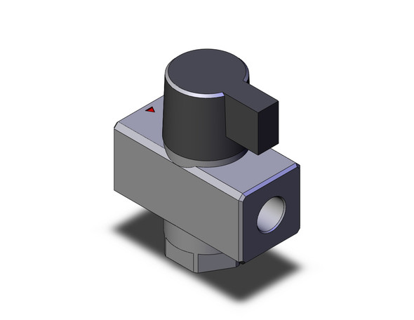 <h2>VHS*0*, 3 Port Residual Pressure Relief Valve, Non-Modular</h2><p><h3>The VHS series provides a convenient means of isolating supplied pressure in a pneumatic system and exhausting downstream pressure for maintenance purposes.  The units can be locked in the exhaust position and can be an integral part of an energy isolation system.  Air flow direction is easily identified by handle orientation and labelling.  </h3>- Fluid: air<br>- Operating pressure range: 0.1 to 1.0MPa<br>- Effective area range mm 2 (Cv):1(P) to 2(A) 21 - 93 (1.18 - 5.22);2A to 3(R) 35 - 105 (1.97 - 5.90)<br>- Ambient   fluid temperature: -5 to 60  C<br>- Required switching force: 7.5kgf (at 1.0MPa)<br>- <p><a href="https://content2.smcetech.com/pdf/VHS.pdf" target="_blank">Series Catalog</a>