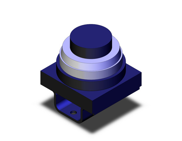 SMC VM-32AB mechanical valve push button, extended (black)