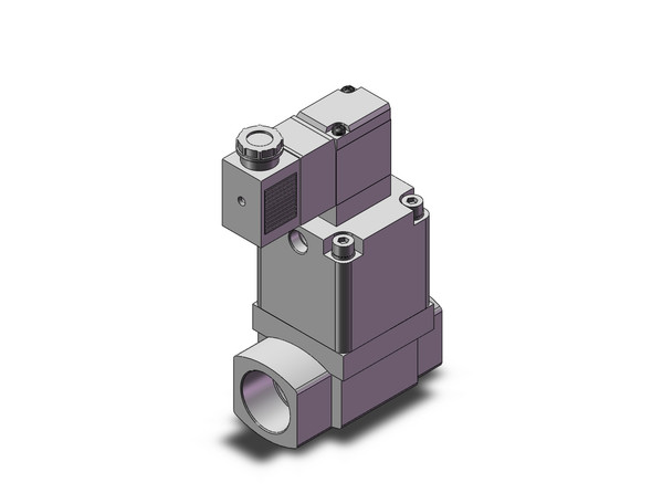 <h2>VNA (Solenoid), Process Valve for Air</h2><p><h3>The VNA series is a universal 2 port valve used for controlling pneumatic systems or air-hydro circuits. Its balanced poppet design permits normal and reverse flow application.<br>- </h3>- External pilot solenoid type<br>- Compatible with wide range of gas and oil<br>- Operating pressure range: 0 to 1.0 MPa<br>- Flow rate ranges from Cv of 0.88 to 43<br>- Coil rated voltage: AC(50/60Hz) 100V, 200V, DC 24V, others optional<br>- Fluid temperature: -5 to 60 C (no freezing)<p><a href="https://content2.smcetech.com/pdf/VNA.pdf" target="_blank">Series Catalog</a>