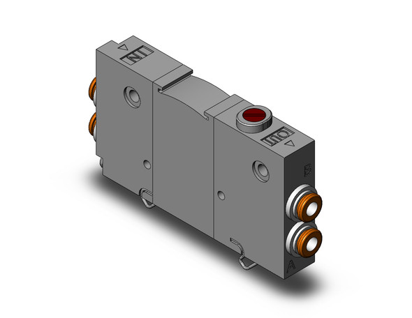 SMC VQ1000-FPG-C4C4-D 4/5 port solenoid valve perfect check block