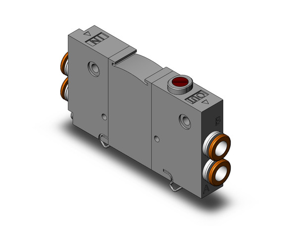 SMC VQ1000-FPG-N7N7-D 4/5 port solenoid valve perfect check block