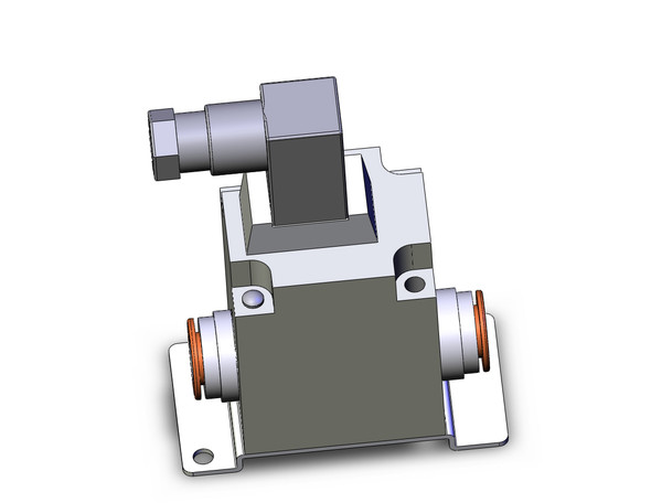 <h2>VQ20/30, 2 Port Solenoid Valve, Pilot Operated</h2><p><h3>The VQ20/30 series is a pilot operated, two port multi-media valve. The series is compact and lightweight with a large flow capacity. The VQ20/30 s long life, high speed coil (up to 20 million cycles at 100cps for pneumatic use) along with its all plastic construction make it an excellent choice for those who want high performance at a lower cost.<br>- </h3>- Fluid: air, inert gas<br>- Operating pressure range: 0.01 to 0.6 MPa<br>- Flow rate: 0.39 Cv (VQ20), 0.81 (VQ30)<br>- Coil rated voltage: 12, 24VDC; 100, 110, 200VAC<br>-  OFF Response time: 5ms or less <br>- Ambient/fluid temp: -10 to 50 C<p><a href="https://content2.smcetech.com/pdf/VQ20.pdf" target="_blank">Series Catalog</a>