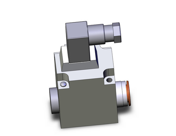 <h2>VQ20/30, 2 Port Solenoid Valve, Pilot Operated</h2><p><h3>The VQ20/30 series is a pilot operated, two port multi-media valve. The series is compact and lightweight with a large flow capacity. The VQ20/30 s long life, high speed coil (up to 20 million cycles at 100cps for pneumatic use) along with its all plastic construction make it an excellent choice for those who want high performance at a lower cost.<br>- </h3>- Fluid: air, inert gas<br>- Operating pressure range: 0.01 to 0.6 MPa<br>- Flow rate: 0.39 Cv (VQ20), 0.81 (VQ30)<br>- Coil rated voltage: 12, 24VDC; 100, 110, 200VAC<br>-  OFF Response time: 5ms or less <br>- Ambient/fluid temp: -10 to 50 C<p><a href="https://content2.smcetech.com/pdf/VQ20.pdf" target="_blank">Series Catalog</a>