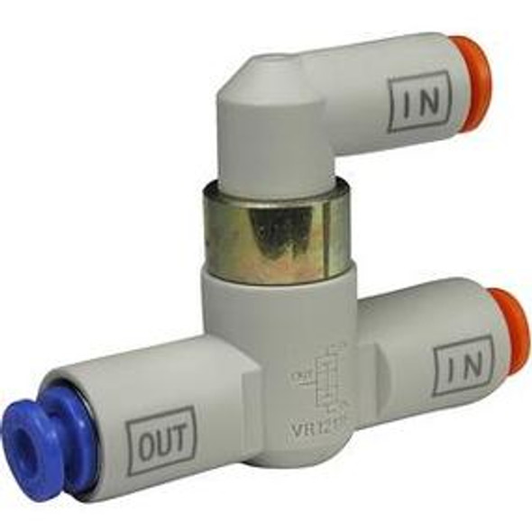 SMC VR1211F-03 and valve w/one-touch fitting, VR CHECK VALVE***