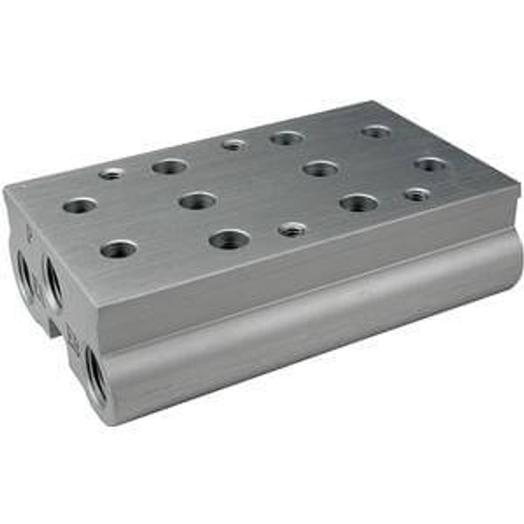 <h2>VV5FS1, Bar Style Manifold for VFS1000, Body Ported</h2><p><h3>Series VFS consists of 5 port pilot solenoid valves with metal seals and base mounted or body ported type manifolds. Base mounted manifolds are available in plug-in and non plug-in styles. Body ported manifolds are available with bar or separate type manifold bases. Port sizes range from 1/8 to 3/4 with Rc(PT), NPTF   G(PF) thread types available. Various options also available.<br>- </h3>- VFS1000 series, bar style manifold<br>- Body ported, Rc(PT) threads<br>- Plug-in   non plug-in styles<br>- Port size available: 1/8<br>- Maximum stations: 15 (depending on style)<br>- <p><a href="https://content2.smcetech.com/pdf/VFS.pdf" target="_blank">Series Catalog</a>