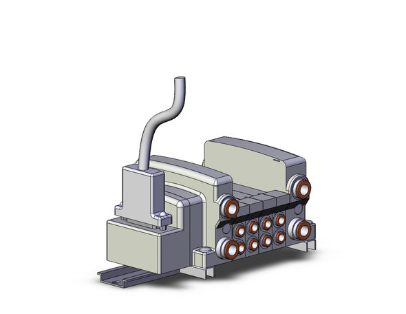 SMC VV5QC21-04N7FD1-D Vqc Manifold