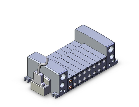 SMC VV5QC41-08N7TFD3 4/5 Port Solenoid Valve