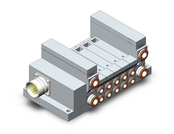 SMC VV5Q21-05N7M0-W 4/5 Port Solenoid Valve