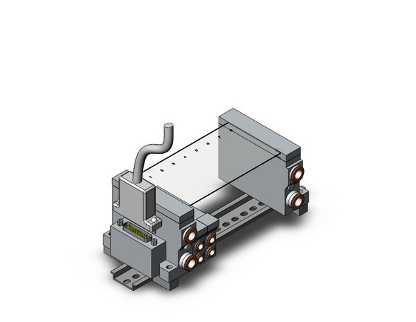 SMC VV5Q21-08N7FU3-DN 4/5 Port Solenoid Valve