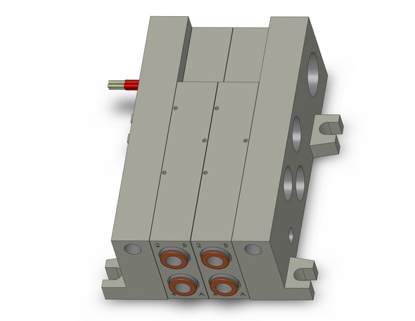 SMC VV5Q41-02N11TLD2-W 4/5 port solenoid valve vv5q manifold