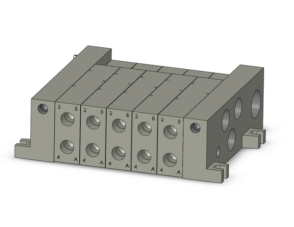 SMC VV5Q41-0502TFD0 4/5 Port Solenoid Valve