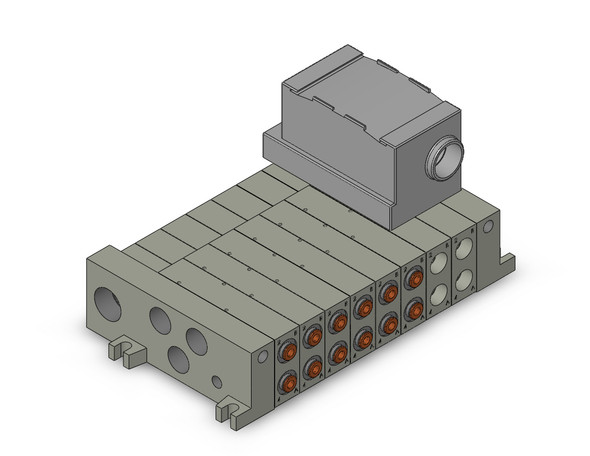 SMC VV5Q41-08N7TT0-W 4/5 Port Solenoid Valve