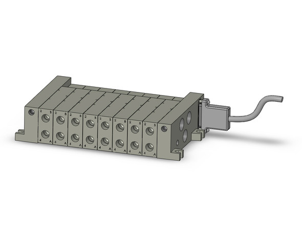 SMC VV5Q41-0802FU1 4/5 Port Solenoid Valve