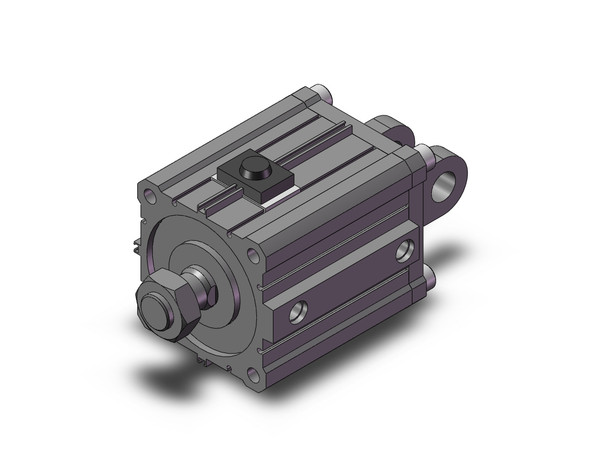 SMC CBQ2D100TN-20DCM-RN compact cylinder cyl, compact, locking