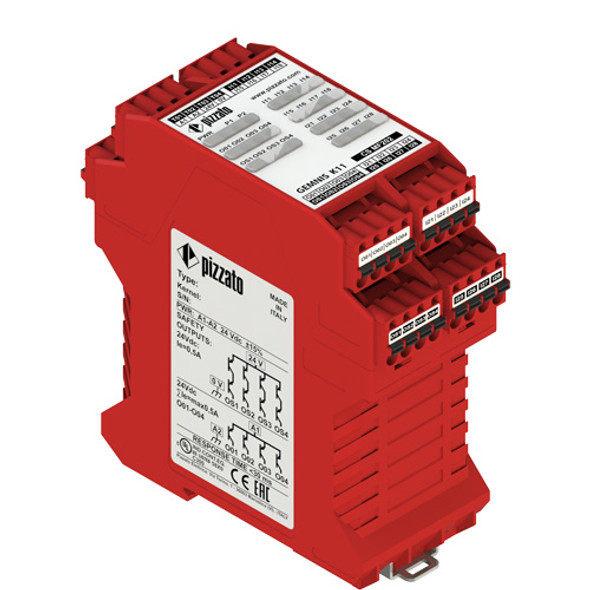 Pizzato CS MF202M0-P2 Pre-programmed multifunction module, up to SIL 3, PL e, Category 4 - Gemnis series