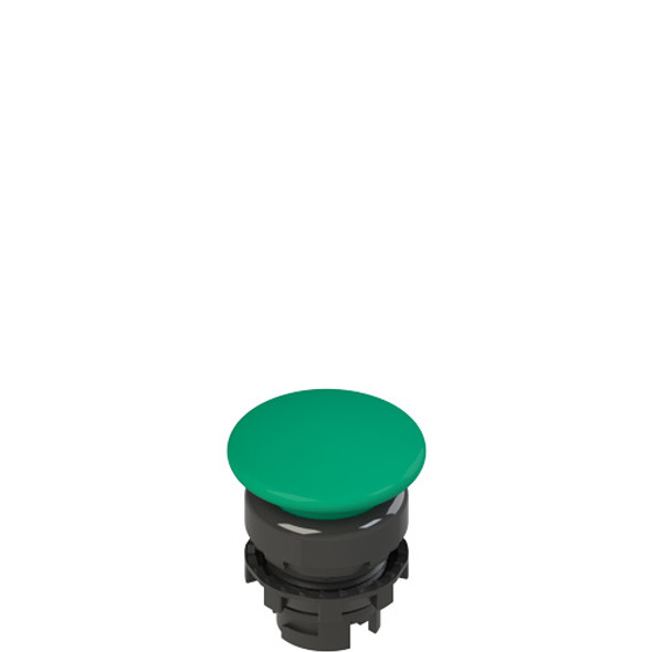 Pizzato E2 1PL2F4410 Illuminated green mushroom pushbutton