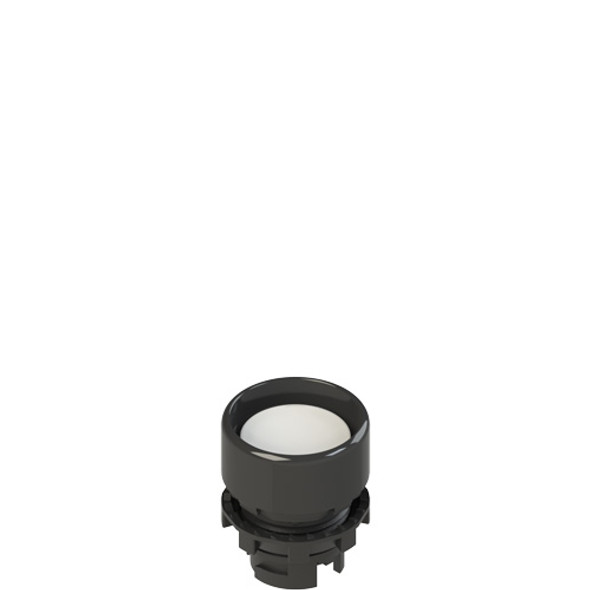 Pizzato E2 1PL2P2210 Illuminated white booted pushbutton