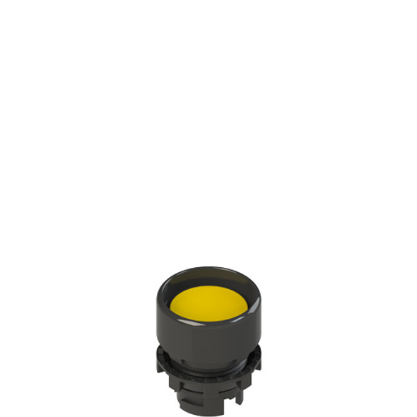 Pizzato E2 1PL2P5210 Illuminated yellow booted pushbutton