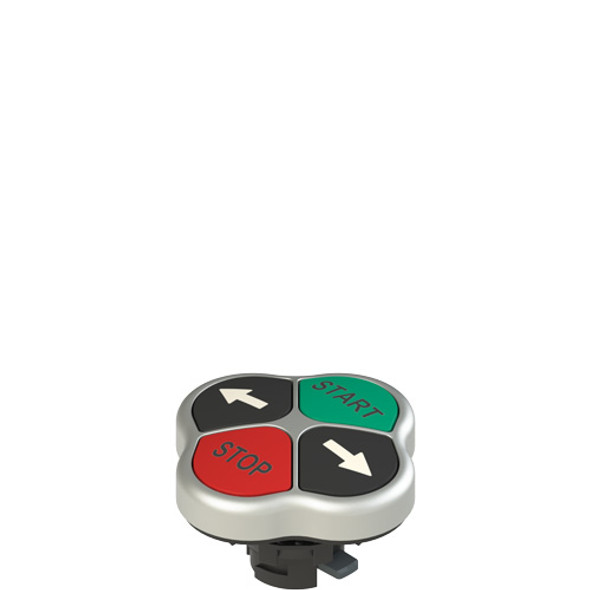 Pizzato E2 1PQFA9QAAB Quadruple pushbutton