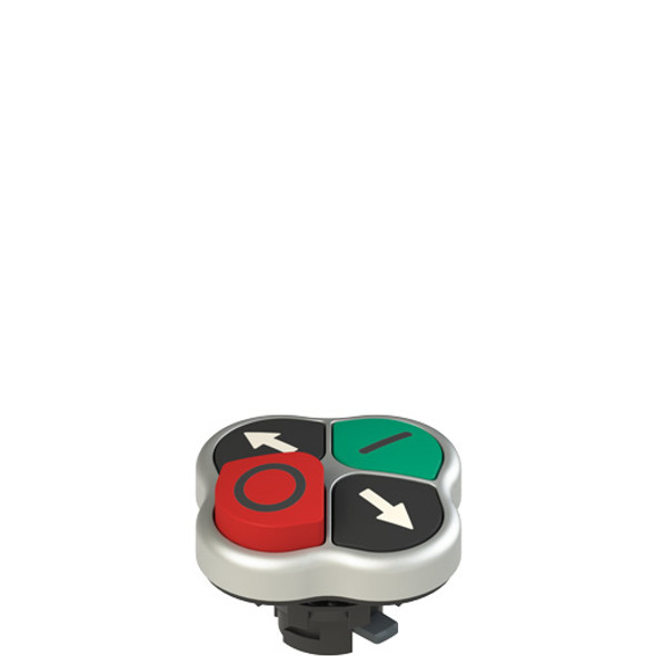 Pizzato E2 1PQLA9QAAD Quadruple pushbutton