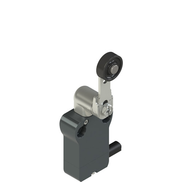 Pizzato NB G122KF-DN2 Modular prewired switch with adjustable straight metal revolving lever diam. 20 roller