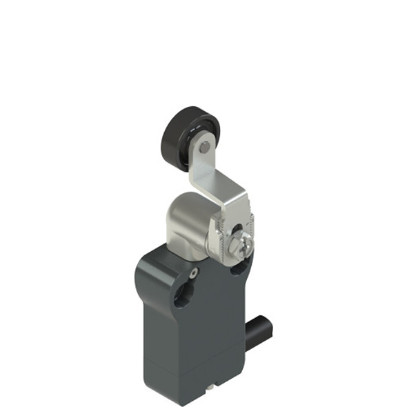 Pizzato NB G222KE-DN2 Modular prewired switch with adjustable shaped metal revolving lever diam. 20 roller