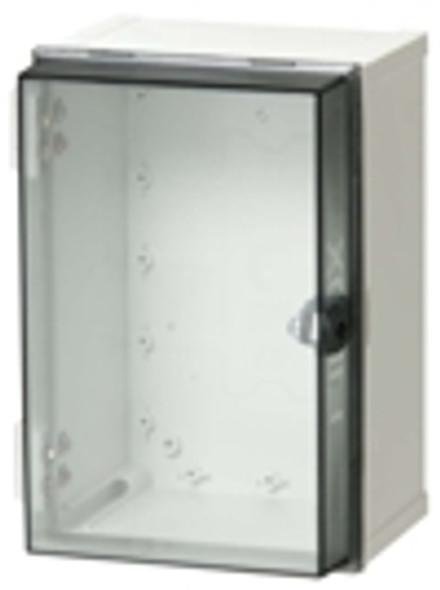 Fibox UL CAB PC 302018 T3B Hinged UL PC Enclosure - Transparent Cover - Keylock