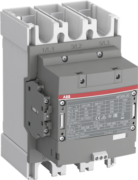 ABB AF305-30-22-34 ctr af305 3pole 250-500v 2no2nc