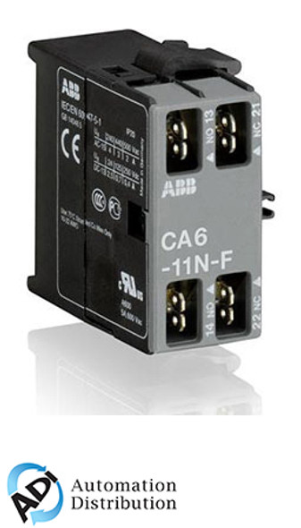 ABB CA6-11N-F ca6 auxiliary contact 11n-f