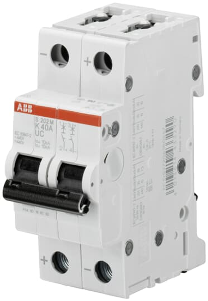 ABB S202MUC-K30 mcb s200muc 2p k 30a ac/dc