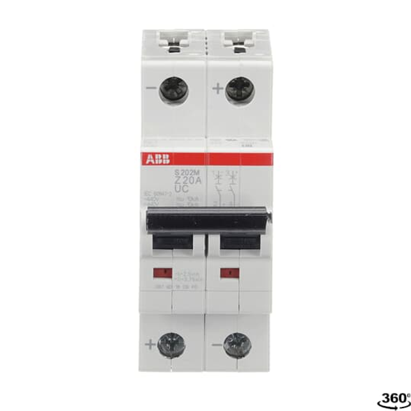 ABB S202MUC-Z20 mcb s200muc 2p z 20a ac/dc