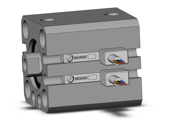 SMC CDQSB16-10D-M9NWVL cylinder, compact