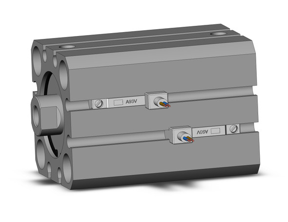 SMC CDQSB25-25D-A93VL cylinder, compact