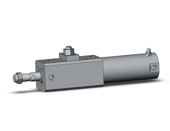 SMC CDLG1BA40-50-E round body cylinder w/lock clg1, fine lock cylinder