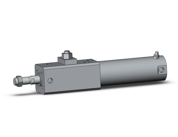 SMC CDLG1BA40-75-D round body cylinder w/lock clg1, fine lock cylinder
