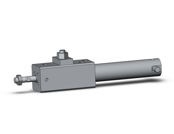 SMC CDLG1TN25-75-E round body cylinder w/lock clg1, fine lock cylinder