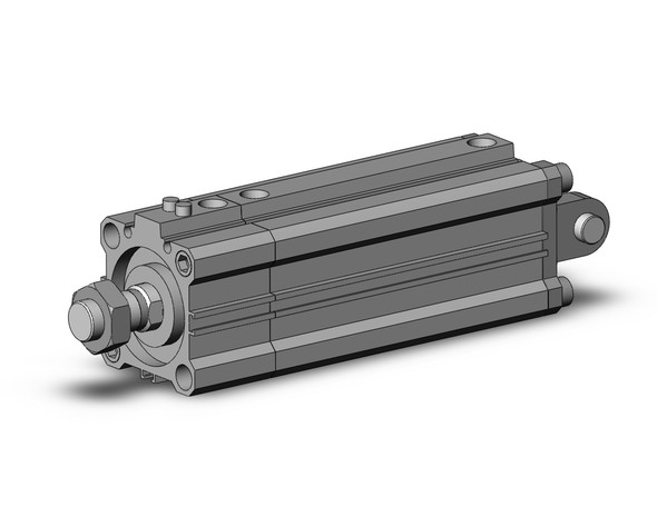SMC CDLQD40-75DM-B compact cylinder w/lock cyl, compact with lock