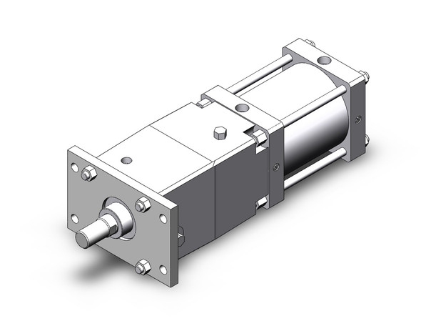 SMC CDNSF160-150-D tie rod cylinder w/lock power lock cylinder