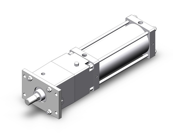 SMC CDNSF160-350-D tie rod cylinder w/lock power lock cylinder