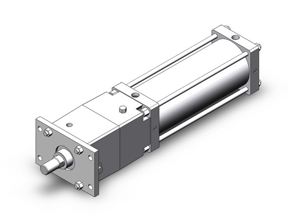 SMC CDNSF160-400-D tie rod cylinder w/lock power lock cylinder