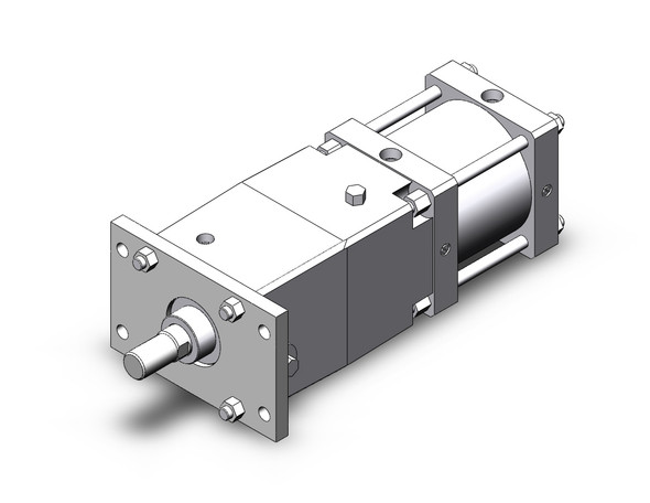 SMC CDNSF160TN-100-D tie rod cylinder w/lock power lock cylinder