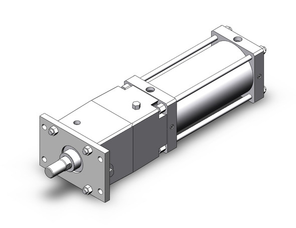 SMC CDNSF160TN-300-D tie rod cylinder w/lock power lock cylinder