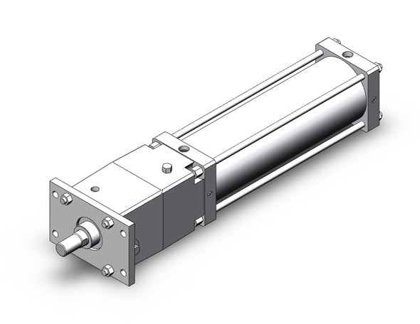 SMC CDNSF160TN-500-D tie rod cylinder w/lock power lock cylinder
