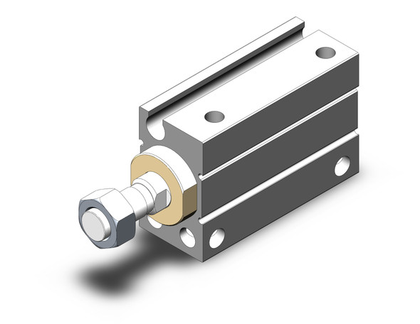 SMC CDUJB10-15DM compact cylinder cyl, free mount, dbl acting