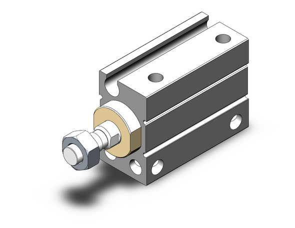 SMC CDUJB8-10DM compact cylinder cyl, free mount, dbl acting