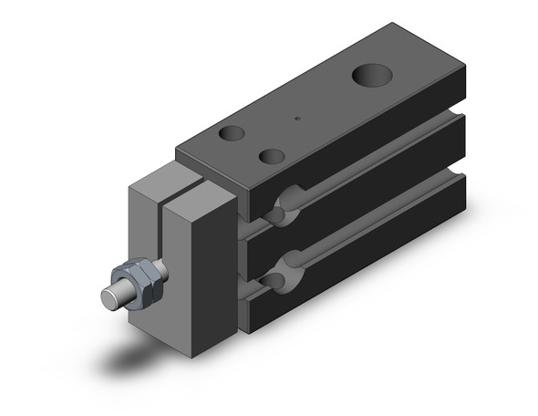 SMC CDUK6-5S compact cylinder cyl, free mount, non-rotating