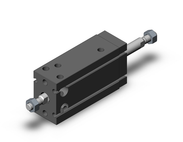 SMC CDUW20-25D Cyl, Free Mount, Dbl Rod