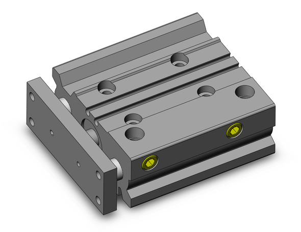 <h2>MGPM-Z, Standard Guided Cylinder, Slide Bearing, Temperature Resistant</h2><p><h3>The MGPM High Temperature Option is a compact body actuator integrated with internal guide shafts to isolate the load bearing from the movement of the actuator s rod and seals. The carbon steel alloy slide bearing provides lateral stability protecting it from side load impacts, suitable for stopping applications.</h3>- Double acting, guided actuator<br>- High temperature(XB6)Bore sizes(mm): 12, 16, 20, 25, 32, 40, 50, 63, 80, 100<br>- Slide bearing type<br>- Standard stroke range (mm): 10 to 400<br>- Port threads: M (12 to 25 bore), Rc, NPT or G (32 to 100 bore)<br>- High temperature option (XB6) ambient range -10 to 150 <p><a href="https://content2.smcetech.com/pdf/MGP.pdf" target="_blank">Series Catalog</a>