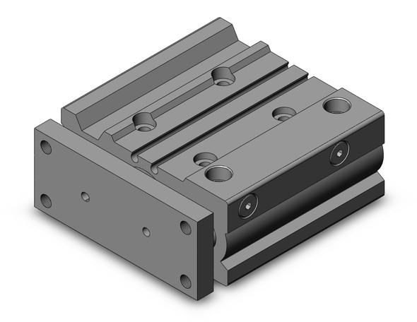 <h2>MGPM-Z, Standard Guided Cylinder, Slide Bearing</h2><p><h3>The MGPM is a compact body actuator integrated with internal guide shafts to isolate the load bearing from the movement of the actuator s rod and seals. The carbon steel alloy slide bearing provides lateral stability protecting it from side load impacts, suitable for stopping applications.<br>- </h3>- Bore sizes: 12, 16, 20, 25, 32, 40, 50, 63, 80, 100 mm<br>- Non-rotating accuracy: +/-0.08  (12   16 mm bore)<br>- Non-rotating accuracy: +/-0.07  (20   25 mm bore)<br>- Non-rotating accuracy: +/-0.06  (32   40 mm bore)<br>- Non-rotating accuracy: +/-0.05  (50   63 mm bore)<br>- Non-rotating accuracy: +/-0.04  (80   100 mm bore)<br>- Rubber bumpers as standard<br>- Auto switch capable<br>- <p><a href="https://content2.smcetech.com/pdf/MGP.pdf" target="_blank">Series Catalog</a>